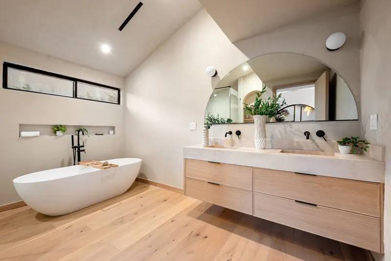 Primary bathroom remodel photo