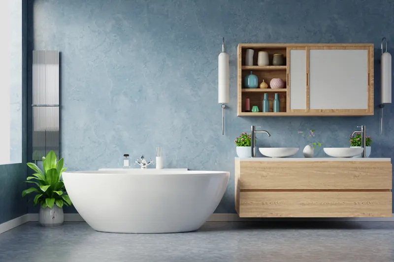 Powder room update photo