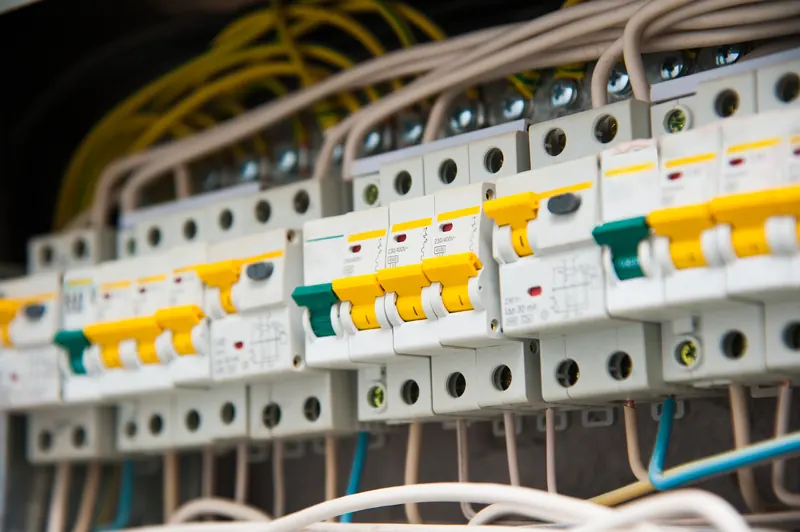 Breakers labeled and seated in a new panel